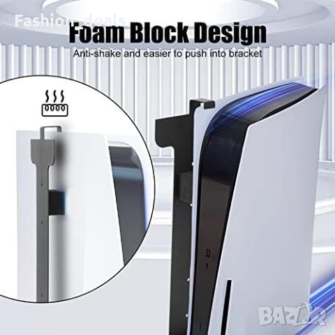 Нова Стабилна стоманена скоба за стена/Държач контролери слушалки, снимка 4 - Други стоки за дома - 41464016