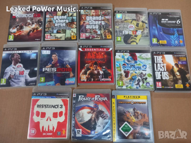 PS3 GTA 4/san andreas/fifa 18