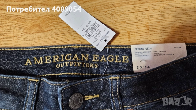 Продавам Мъжки Дънки American Eagle 30/34, снимка 6 - Дънки - 53481293