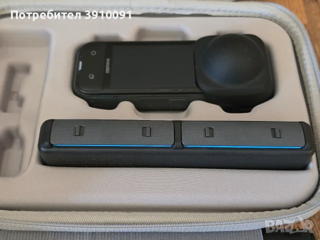 Продавам insta360 x5 ESSENTIALS Bundle с 4г. Гаранция + !, снимка 2 - Камери - 56215072