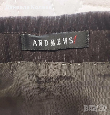 продава - Мъжки костюм ANDREWS – за абитуриент / официален повод, снимка 7 - Костюми - 53779295