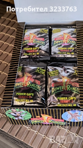 Power Rangers Power Caps кутии от 90-т, снимка 3 - Други - 51631691