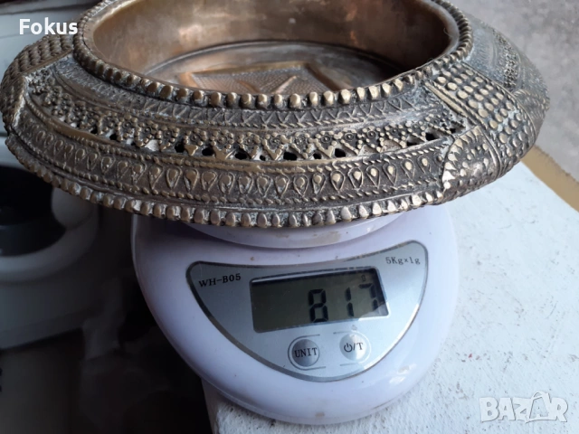 Голям стар тас, снимка 7 - Антикварни и старинни предмети - 53490451