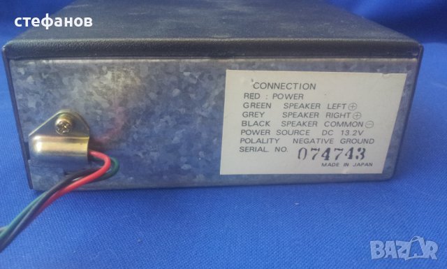 Ретро японски касетофон за автомобил авто реверс, снимка 6 - Радиокасетофони, транзистори - 39539168