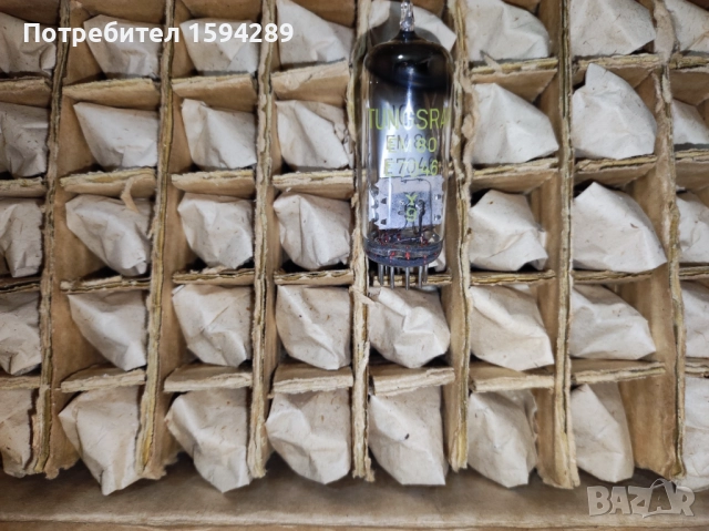 Нови радио лампи Tungsram EM80 и RFT EM84 , снимка 5 - Аудиосистеми - 51270377
