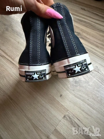Оригинални черни високи кецове Converse ! 39 н, снимка 2 - Кецове - 52258042