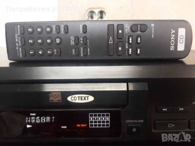 SONY CD плеър има CD text усилване намаляване на звука, снимка 9 - Ресийвъри, усилватели, смесителни пултове - 38725231