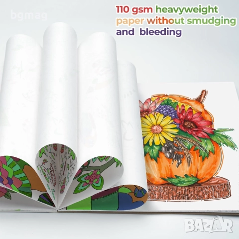 Ohuhu комплект маркери и скицник-48 цвята, 72 страници, снимка 5 - Ученически пособия, канцеларски материали - 52183585