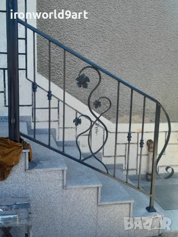 Парапети за стълбища и тераси от ковано желязо, снимка 11 - Други стоки за дома - 49705059