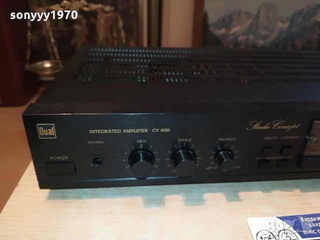 DUAL CV6020 STUDIO CONCEPT AMPLI-WEST GERMANY 1108211205, снимка 7 - Ресийвъри, усилватели, смесителни пултове - 33785301