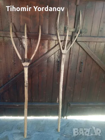 Дървени вили.-2 броя., снимка 7 - Антикварни и старинни предмети - 48011711