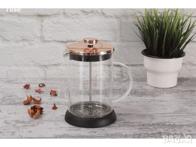 НОВА! Френска преса за кафе и чай BerlingerHaus BH-1495 – 800 мл, снимка 2 - Кафемашини - 50981208