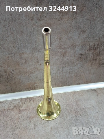 Стара немска ловна свирка рог, снимка 4 - Оборудване и аксесоари за оръжия - 53843253