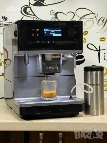 Кафемашина кафе автомат miele с гаранция, снимка 2 - Кафемашини - 53573809
