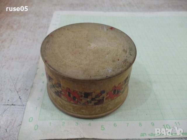 Кутийка кръгла стара дървена, снимка 4 - Други ценни предмети - 41668882