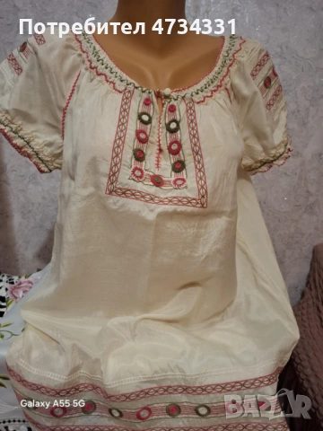 DKNY Копринена Риза, снимка 3 - Ризи - 53479918