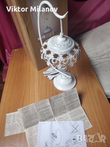 Нощна лампа нова, снимка 3 - Настолни лампи - 40743906