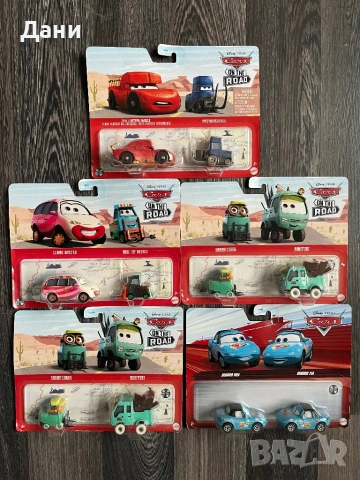 Комплект колички Disney Cars