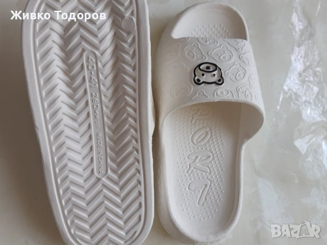 Дамски неплъзгащи се,меки,свръхлеки чехли (НОВИ)/чехли 100% полиестер, снимка 3 - Чехли - 46964337