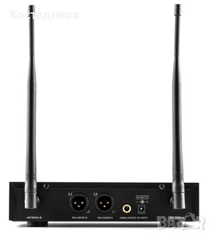 микрофонен приемник + два микрофона, снимка 2 - Микрофони - 53582734