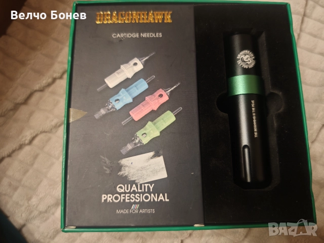 Dragonhawk Styler – пълен стартов комплект за татуировки, снимка 2 - Друга електроника - 52842348