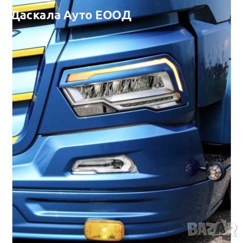 Кoмплект пластмасови вежди за фарове за DAF XF XG XG+ с отвор за мигача, снимка 5 - Аксесоари и консумативи - 44254628
