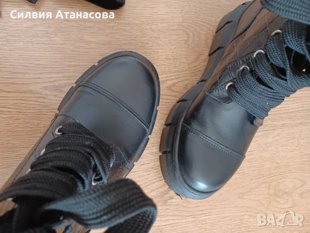 Зимни боти ALOHAS ест.кожа, снимка 14 - Дамски боти - 48010216