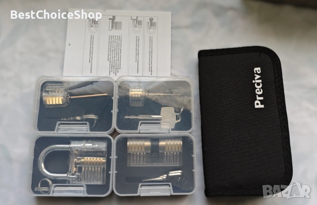 26 части Lock Pick Set – комплект за обучение и практика- шперцове, снимка 9 - Други инструменти - 53399611