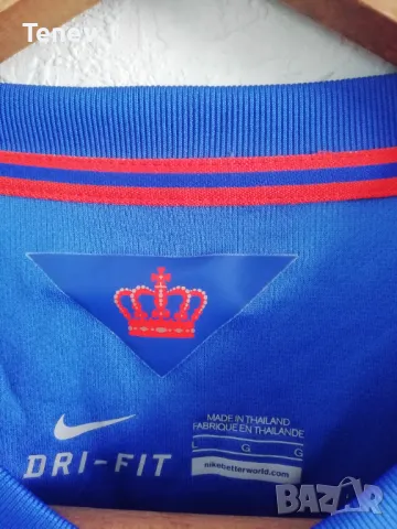 Холандия оригинална тениска фланелка футболна от Световното 2014 Nike Netherlands L Holland , снимка 4 - Тениски - 49419264