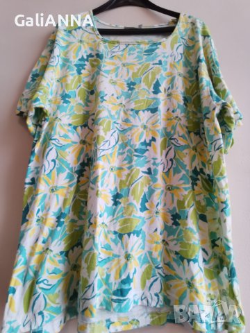 СТРАХОТНА ТУНИКА В СВЕЖИ ЦВЕТОВЕ 2XL-3XL, снимка 3 - Туники - 41491155