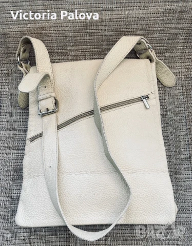 Кожена чанта с дълга дръжка унисекс, снимка 2 - Чанти - 51030650