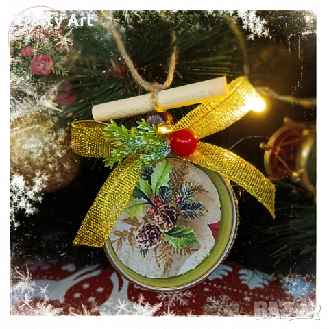 Коледни играчки за елха с късметче, снимка 3 - Коледни подаръци - 51956508