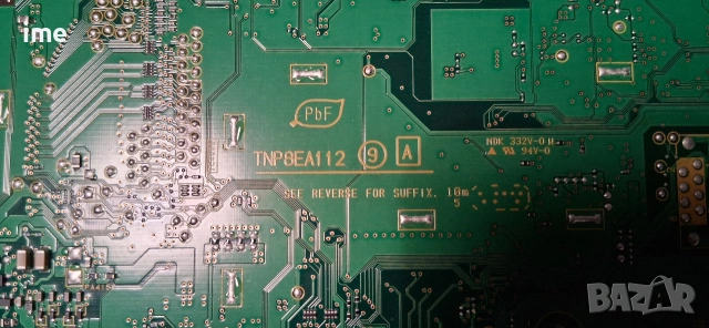 MAIN BOARD TNP8EA112 9A от LCD Panasonic TX-L32C3ES Display:VVX32H100G00. Работещ., снимка 3 - Части и Платки - 53249907
