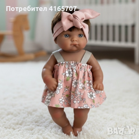 Бебе кукла 25 см с подвижни ръце и крака – идеален подарък за малките грижещи се сърца, снимка 9 - Кукли - 52841279