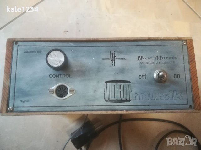 Qadro 832. Rose - Morris. Vintage. Квадрофоничен делител за два усилвателя, снимка 6 - Ресийвъри, усилватели, смесителни пултове - 39404186
