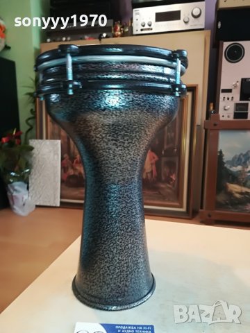 тарамбука 30см сива перла-металик 2403231037, снимка 3 - Ударни инструменти - 40117748