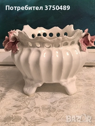 порцеланова кашпа , снимка 7 - Саксии и кашпи - 53434759
