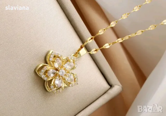 дамски колиета изработени от медицинско злато , снимка 17 - Колиета, медальони, синджири - 48355528