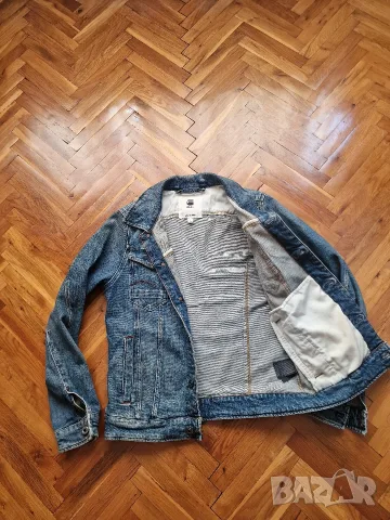 Страхотно мъжко дънково яке G STAR RAW, размер S, снимка 5 - Якета - 55982096