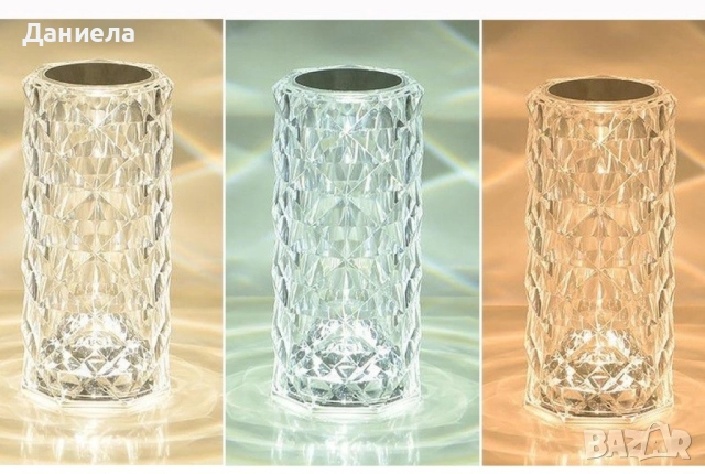 Декоративна настолна лампа , снимка 4 - Настолни лампи - 51547220