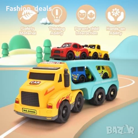 Нов комплект за малки деца Играчки Транспортни коли 1-3 год., снимка 7 - Образователни игри - 41401209