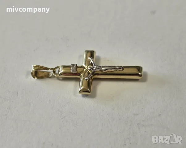 Златен Кръст 1.58гр. , снимка 2 - Колиета, медальони, синджири - 56260004