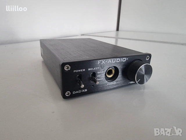 FX-AUDIO DAC-X6 ДАК и Слушалков усилвател , снимка 2 - Ресийвъри, усилватели, смесителни пултове - 53582314