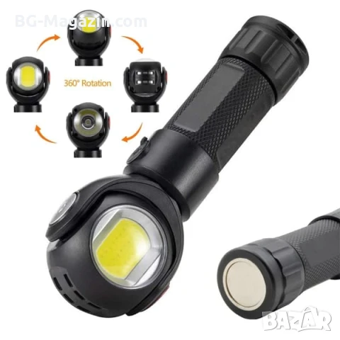 Мощен LED акумулаторен работен фенер с червена светлина за лов риболов къмпинг палатка аварии кола, снимка 8 - Къмпинг осветление - 51027718