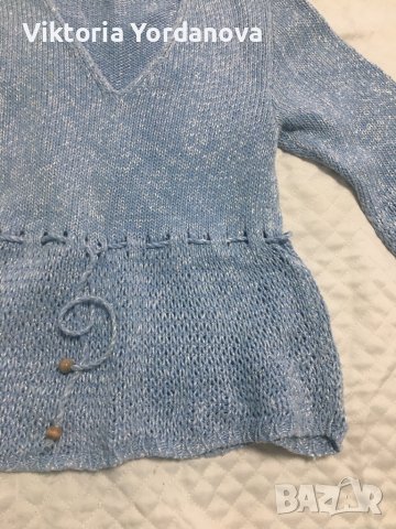 Блузка от фино плетиво хс-с, снимка 5 - Блузи с дълъг ръкав и пуловери - 44318684