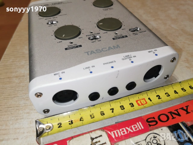TASCAM US-122L CANADA 17012611920, снимка 5 - Ресийвъри, усилватели, смесителни пултове - 53134734