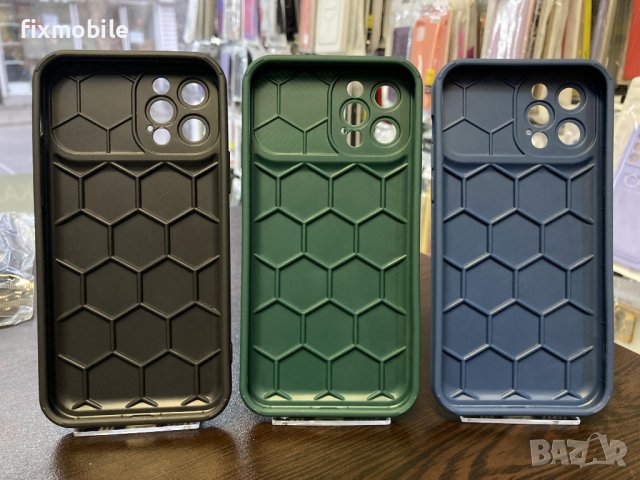 Apple iPhone 12 Pro Силиконов гръб/кейс Honeycomb, снимка 4 - Калъфи, кейсове - 42705861