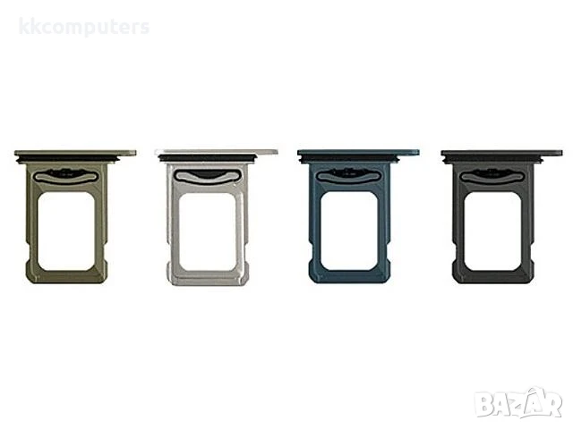 SIM Държач за iPhone 15 Pro / 15 Pro Max / Черен Баркод : 484142