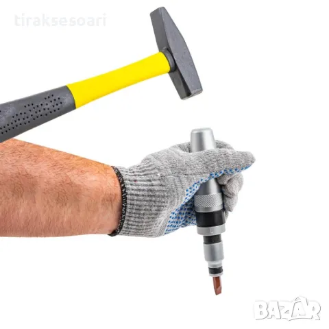 Ударна отвертка с накрайници FORCEKRAFT 17 части, снимка 2 - Отвертки - 47627524