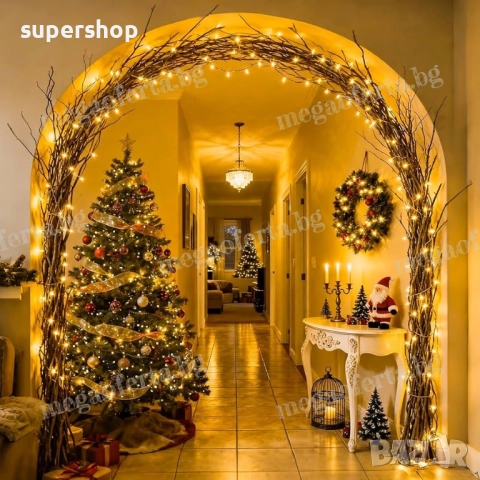 Светещ Коледен Гирлянд 50м. с 250 светодиода и 8 режима на светене , снимка 15 - Други - 52332112